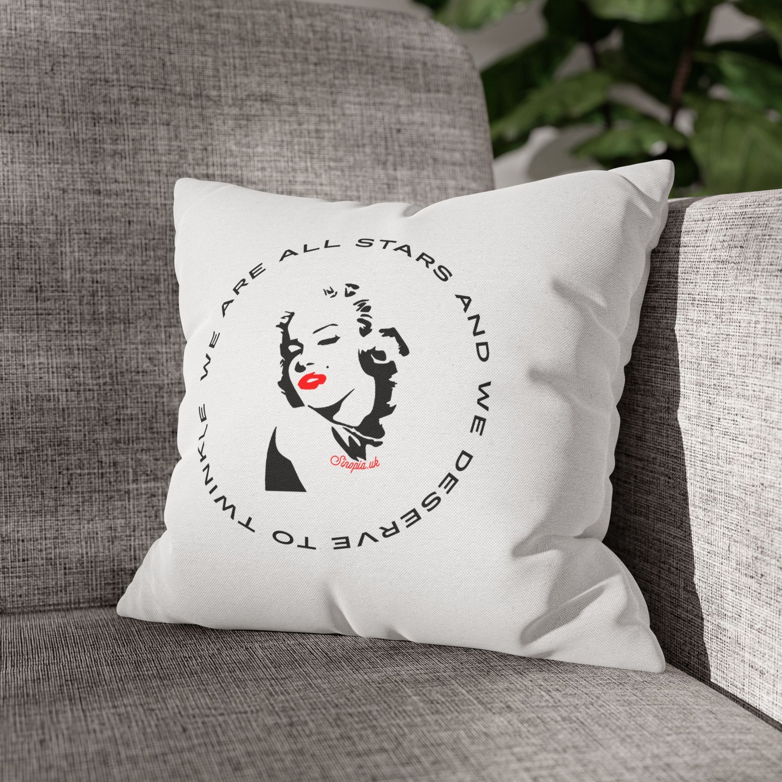 Marilyn Pop Art Pillowcase | We Are All Stars Decorative Pillowcase