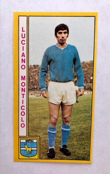 Luciano Monticolo Figurina Calciatori Panini 1969 1970 Excellent