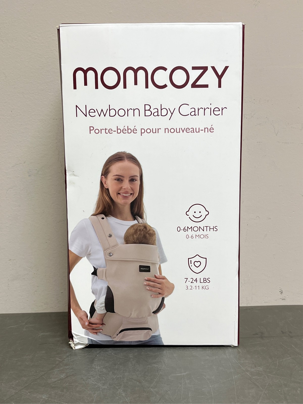 Momcozy Newborn Baby Carrier - Ergonomic, Cozy and Lightweight Carrier for 7-24l