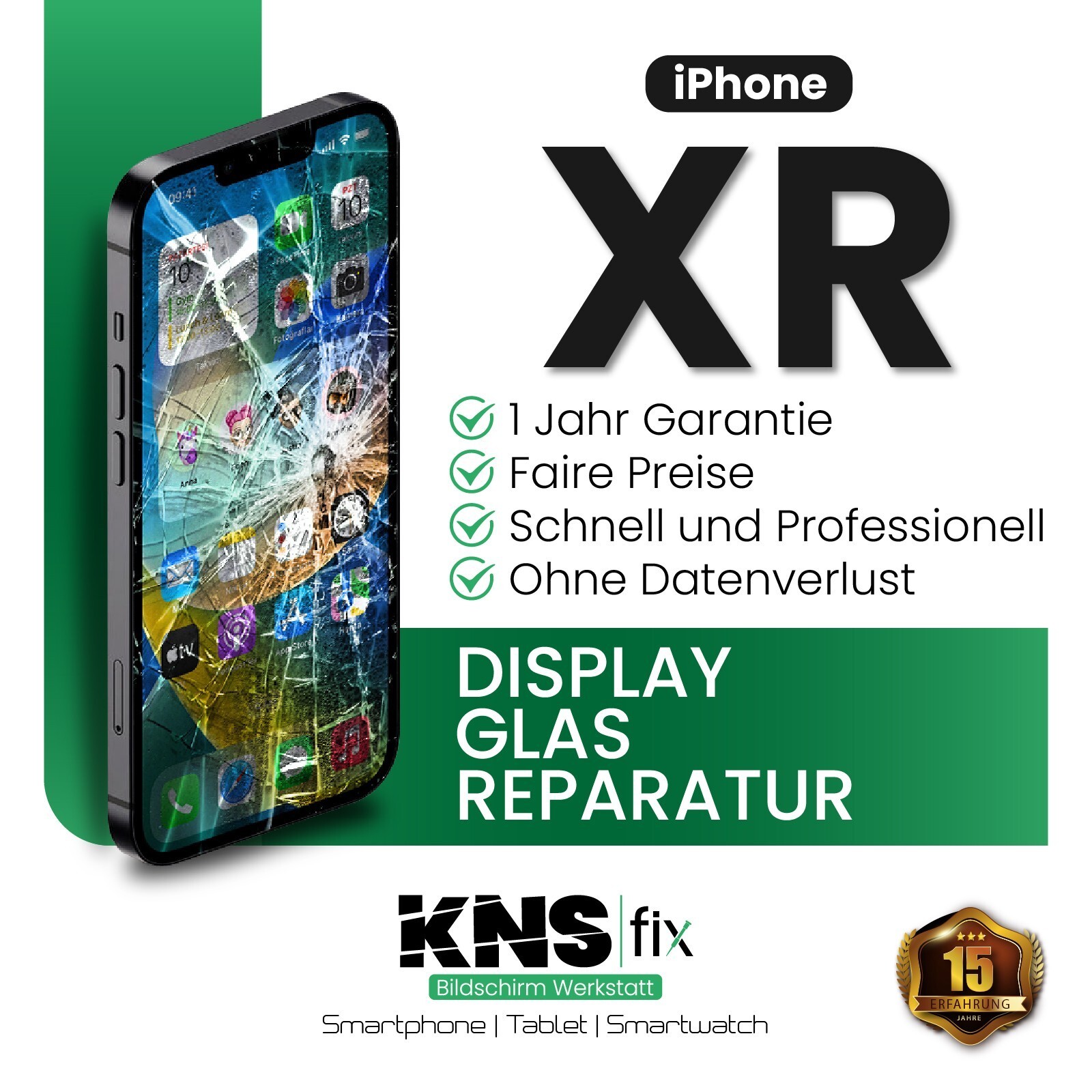 IPHONE XR Display Front Glass Repair Exchange Eb 24 Hours