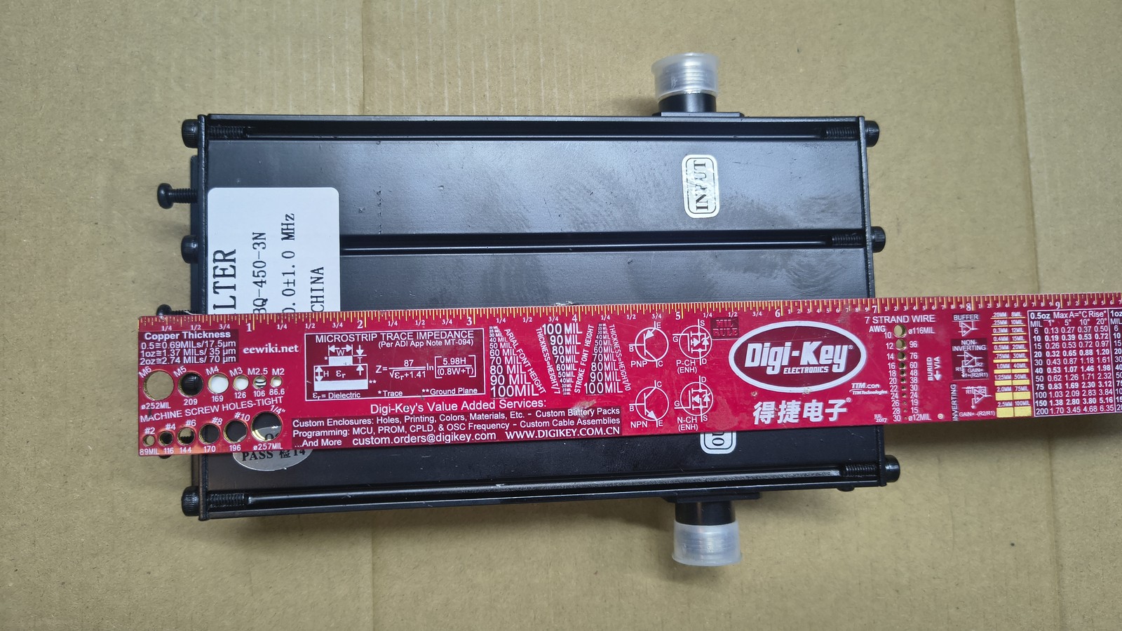 UHF400-520MHz RF Bandpass Filter  preselector N Connector Receive multip coupler