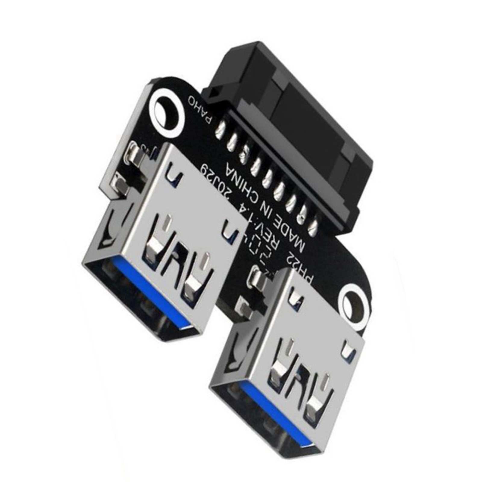 3X 20Pin to Dual USB3.0 Adapter Connverter Desktop Motherboard 19 Pin/20P4809