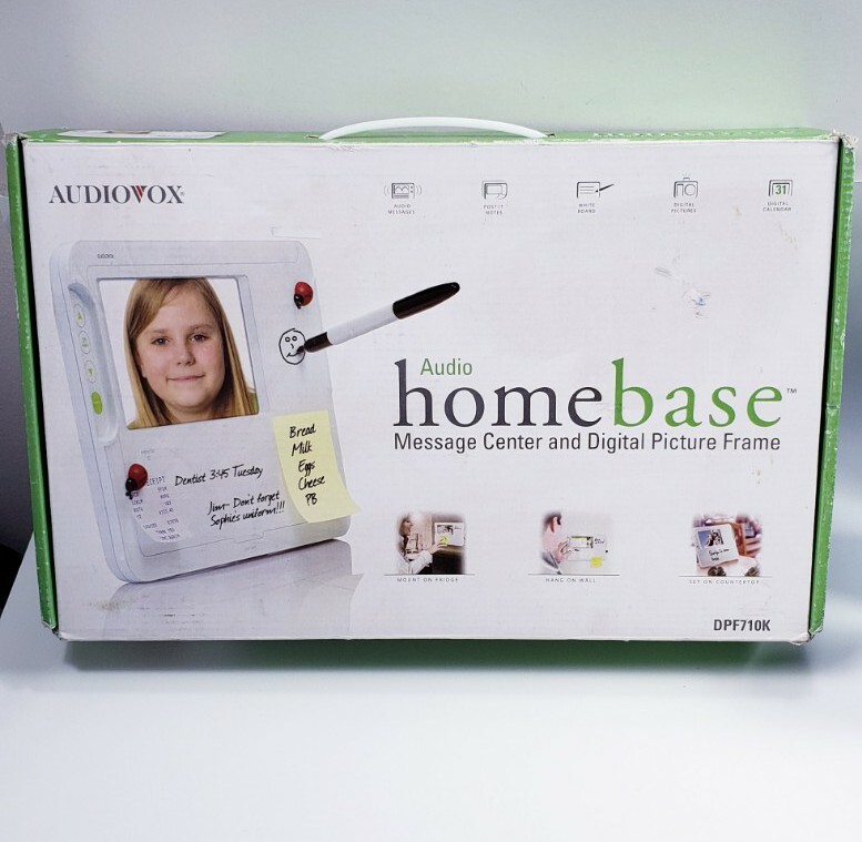 Audiovox DPF710K Audio Homebase Message Center/Digital Picture Frame