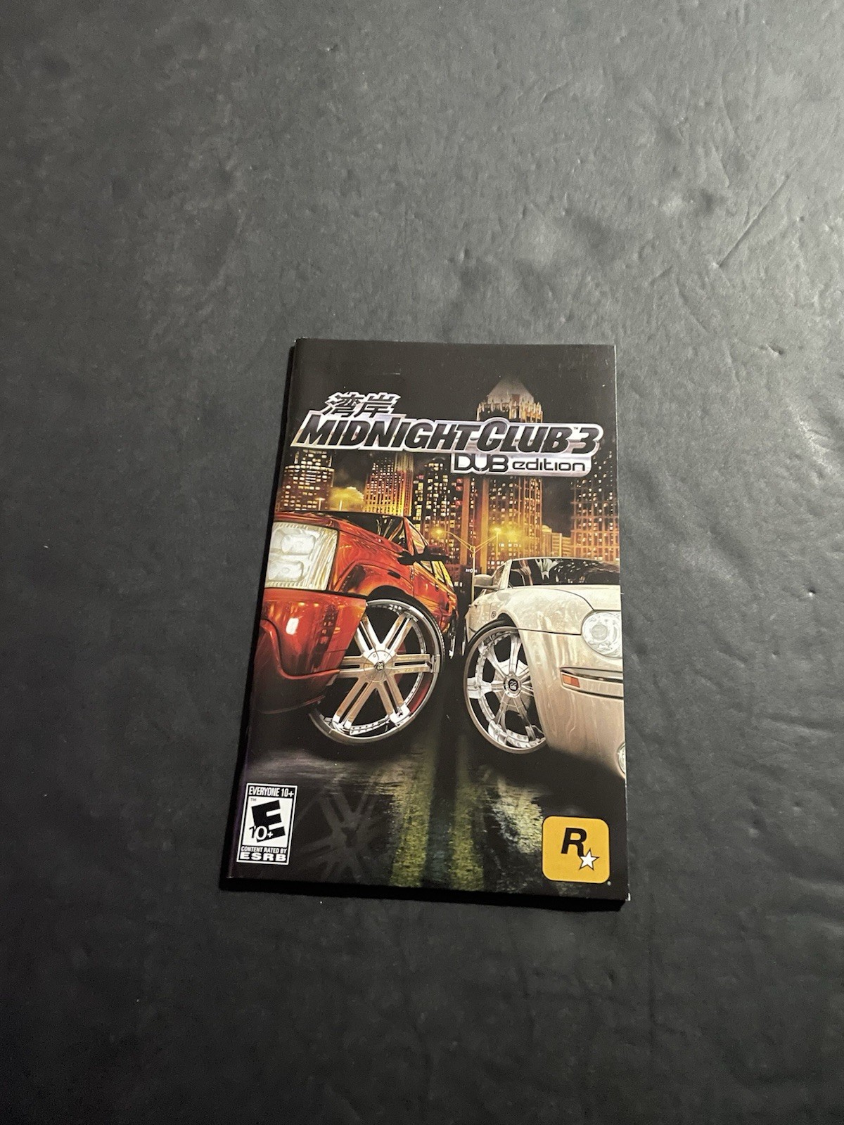 midnight club 3 dub edition ps2 Manual only