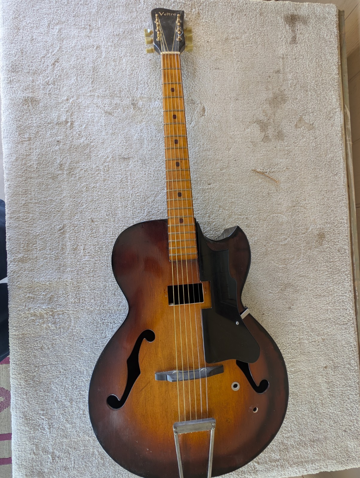 Vintage Kay Archtop Acoustic Guitar - Sunburst - Very Nice!