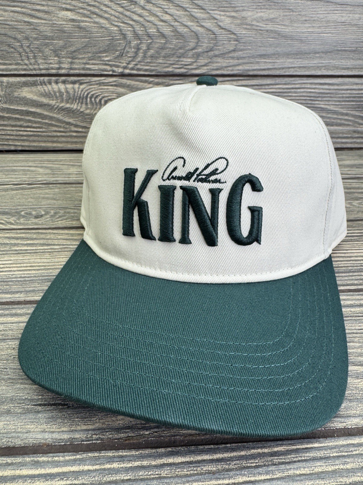 2026 PUMA X AP ARNOLD PALMER King Dad Cap Adjustable Golf Hat Forest Green