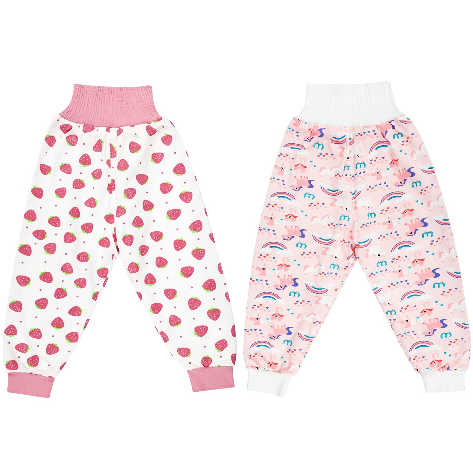 Leakproof Diaper Pants for Potty Training Nighttime Diaper Shorts for Toddler...