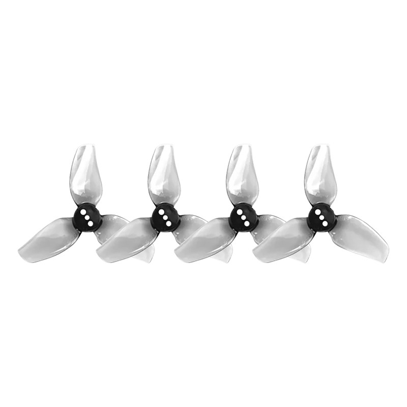HQProp T2.2x2x3 Gray PC Tri-Blade Prop 2CW 2CCW for FPV Drone 2.2 Inch 4pcs