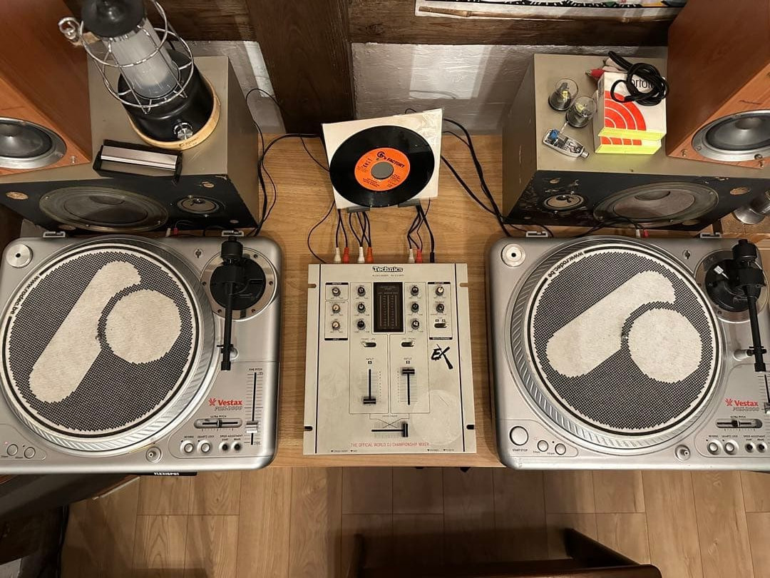 Vestax PDX-2000 Pari and Technics SH-EX1200 Set of 3 DJ Turntable Mixer Tested