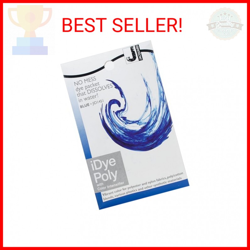 Jacquard Blue iDye Poly Fabric Dye, 14g