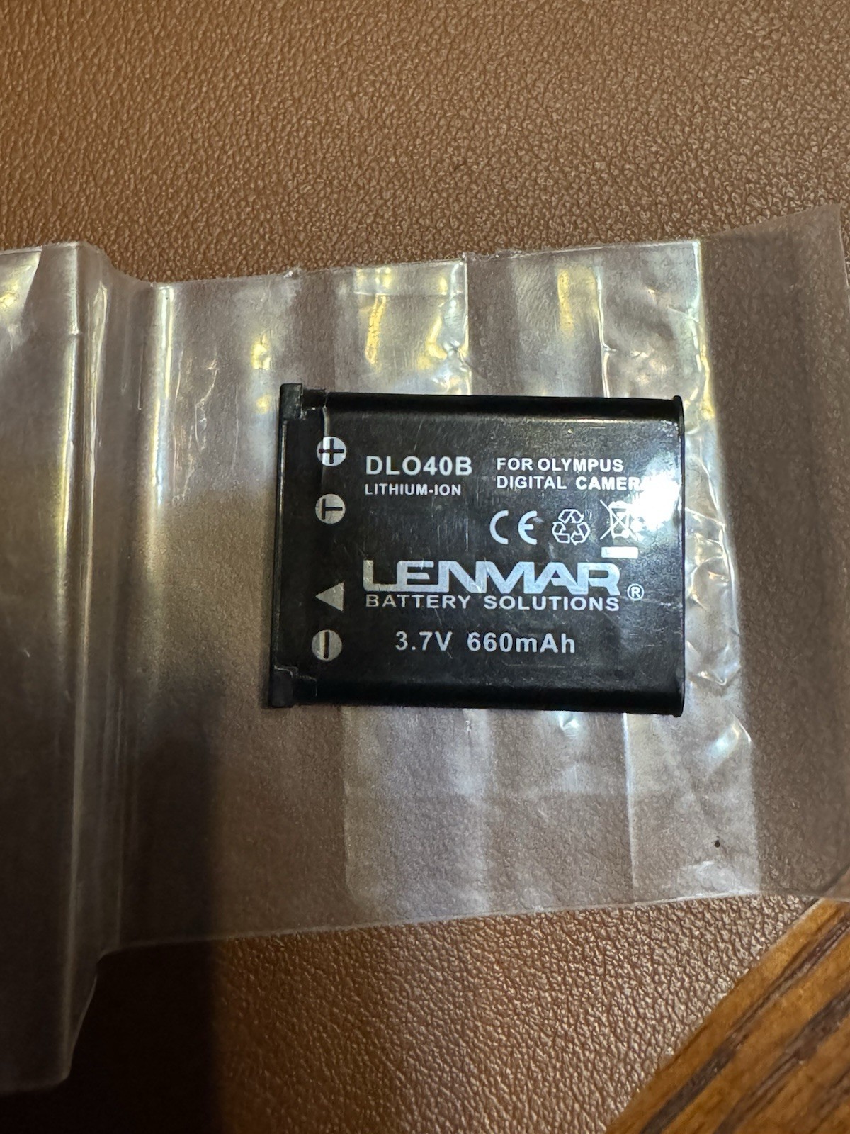 Lenmar DL040B Lithium-Ion Battery 3.7V 660mAh for Olympus Digital Cameras