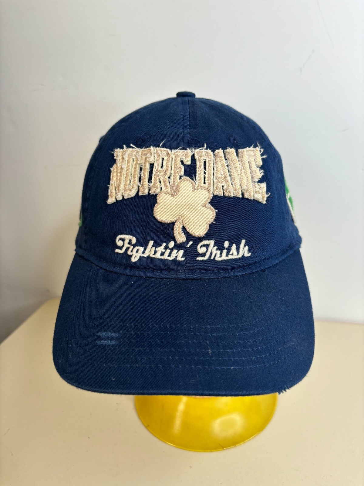 Notre Dame Fightin Irish Fitted Hat Cap adidas Small Medium NCAA