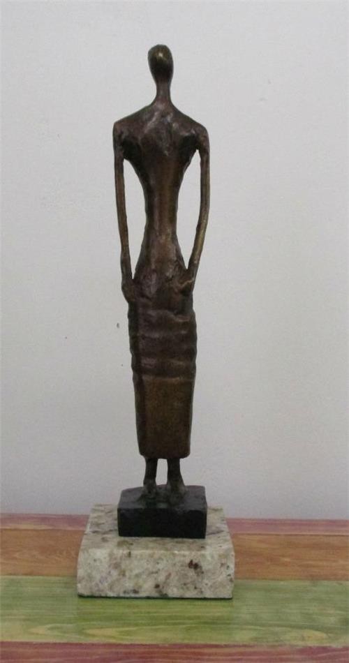 HENRY MOORE " WOMAN II " BRONZE SCULPTURE SIGNED AND NUMBERED