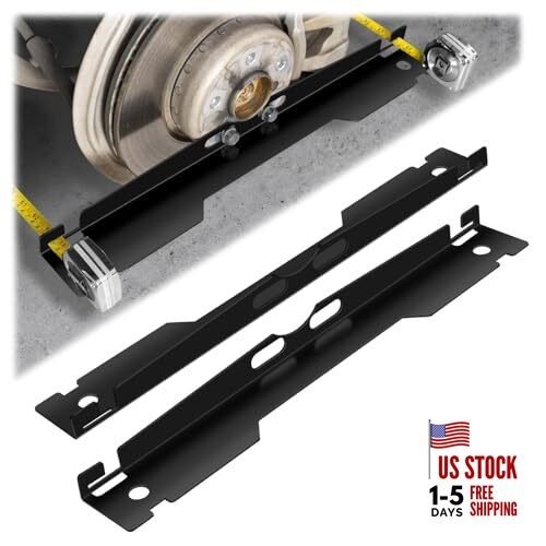 2 Pack Heavy Duty Wheel Alignment Tool Kit - Black Toe Alignment Tool Plates 