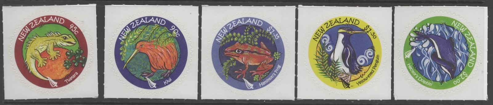 NEW ZEALAND SG2936/40 2007 NATIVE WILDLIFE MNH
