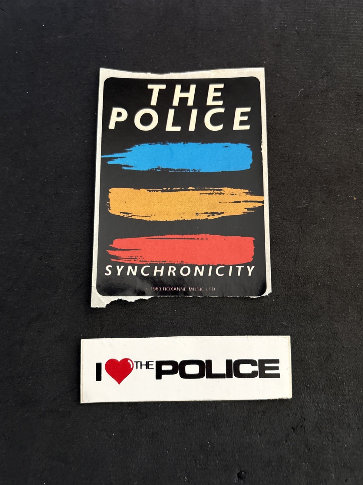 Vintage 80’s THE POLICE Band Music Winterland Productions Rock Stickers