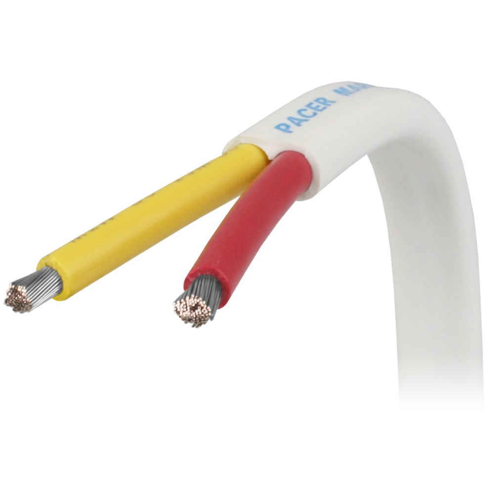 Pacer Group W14/2RYW-100 Pacer 14/2 Awg Safety Duplex Cable - Red/yellow -