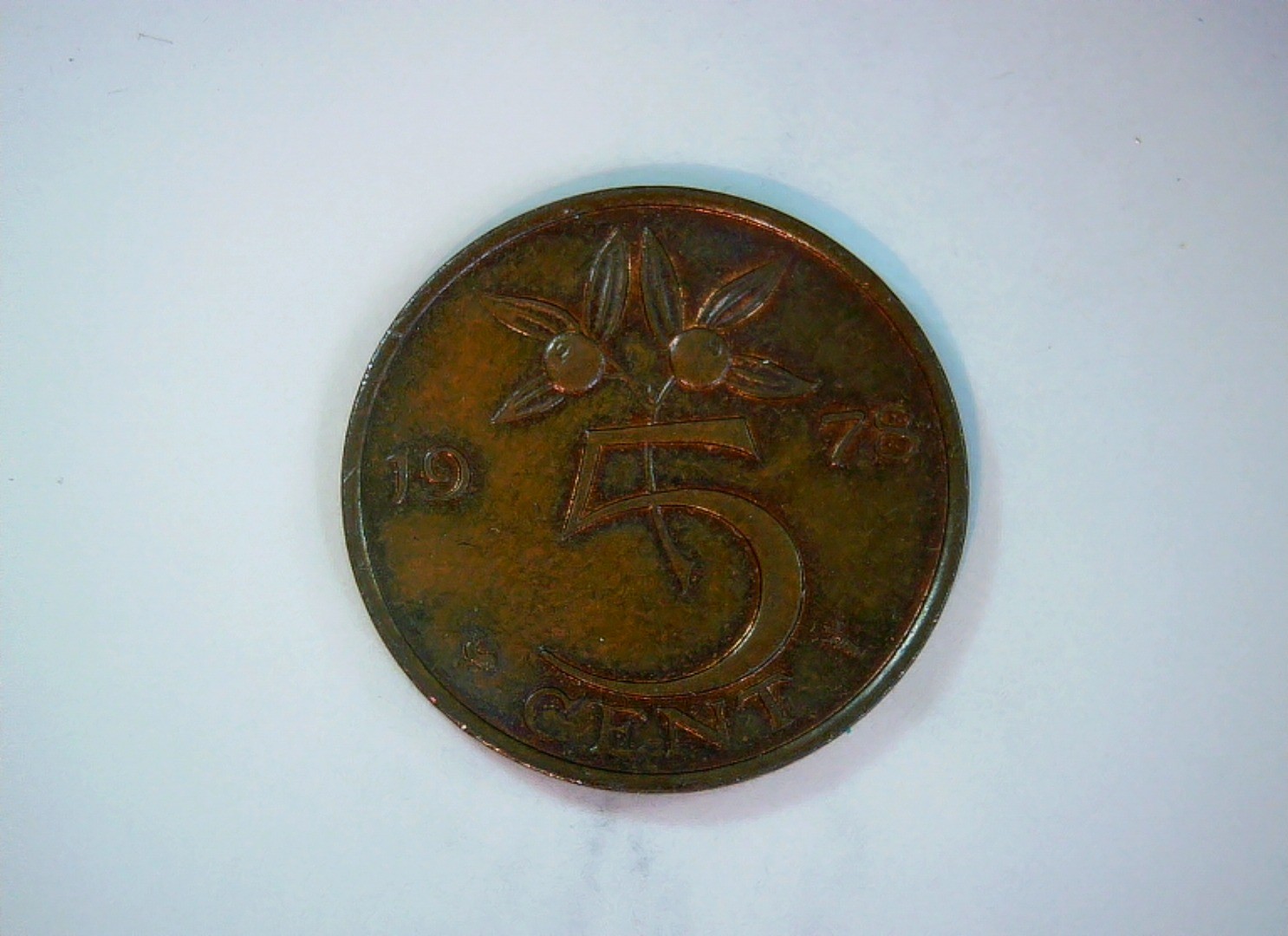 Netherlands 1978 5 Cents Juliana 5 cents (flowers type) Coin