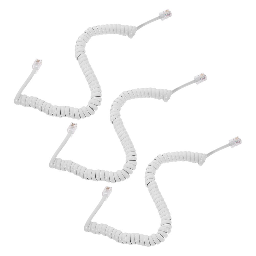 3 Pcs Telephones Land Line Cord for Landline Cable Receiver Coil