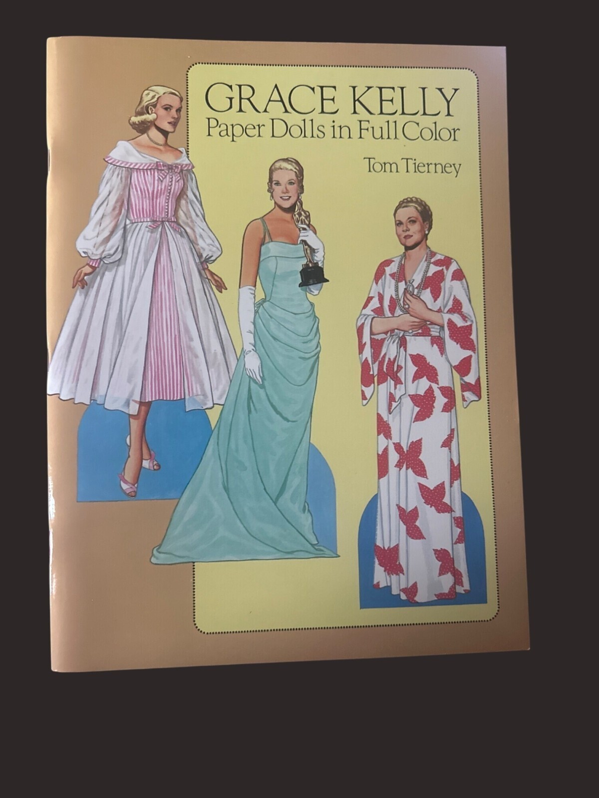 Grace Kelly Paper Dolls In Full Color Tom Tierney 1986 Dover Publication uncut