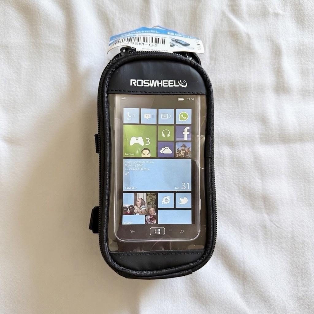 Roswheel 12496M-G5 Touchscreen Bike Phone Bag Waterproof Bicycle Frame Pouch NWT