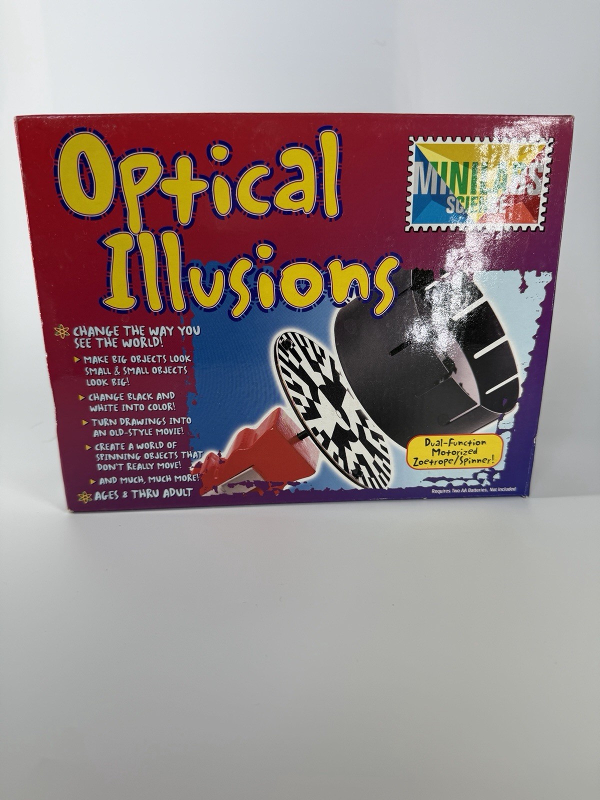 Mini Labs Optical Illusions Science Kit Zoetrope Spinner STEM Toy 2000