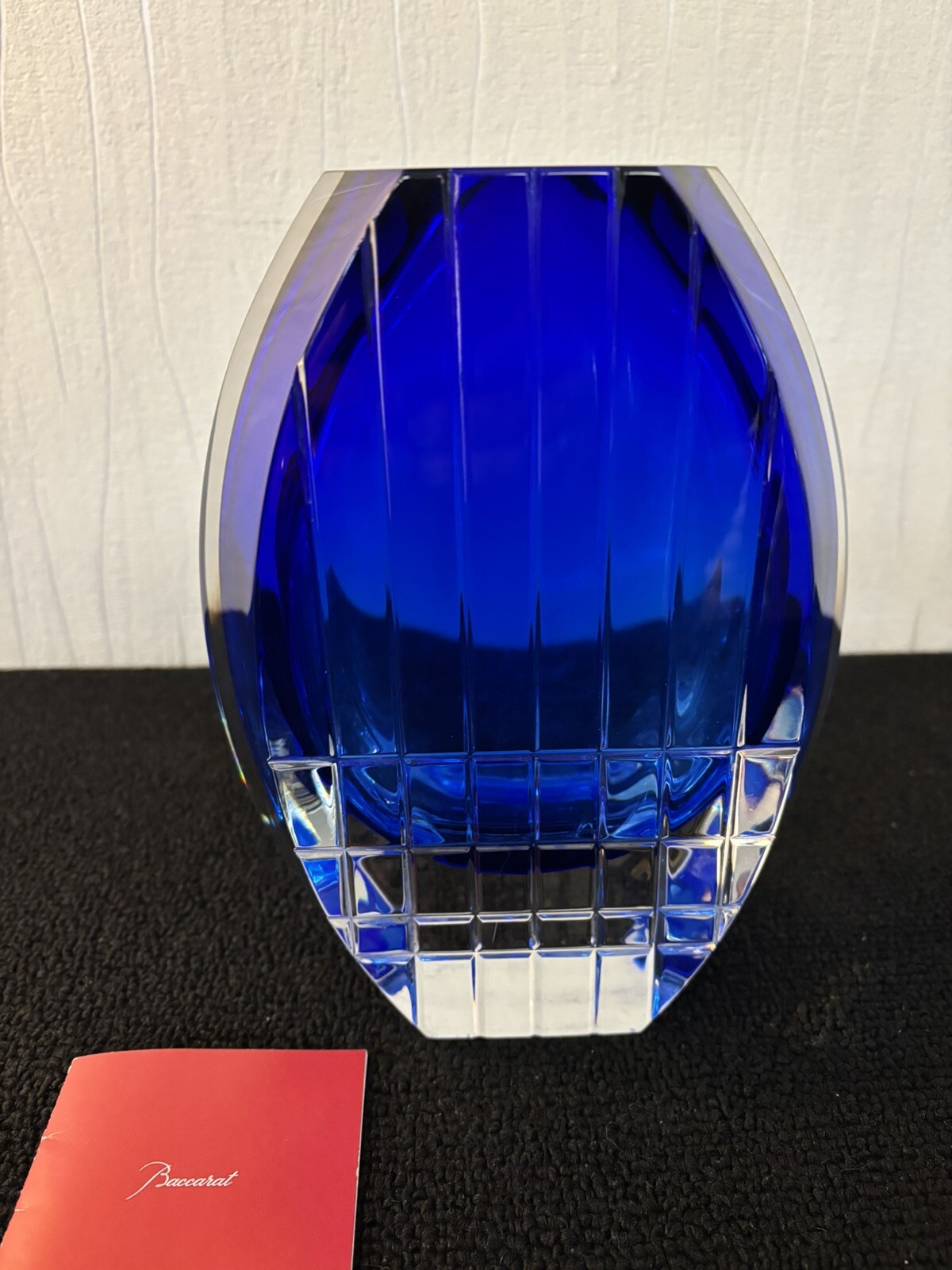 Blue Vase Neptune Model In Baccarat Crystal MOD1