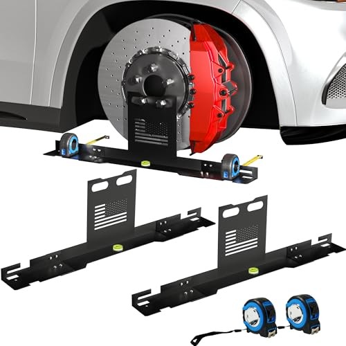 Upgraded Heavy Duty Wheel Alignment Tool Kit, Rust-Proof Coating Automotive 