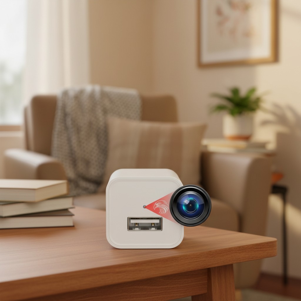 Plug-In Pet Camera - 1080p HD Video, microSD Storage, No Wi-Fi Required!