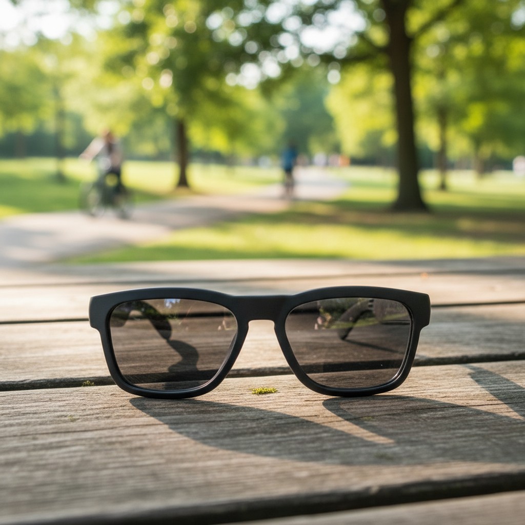 Fashion-Forward Polarized Sunglasses with Bluetooth Speaker & Open Ear Design