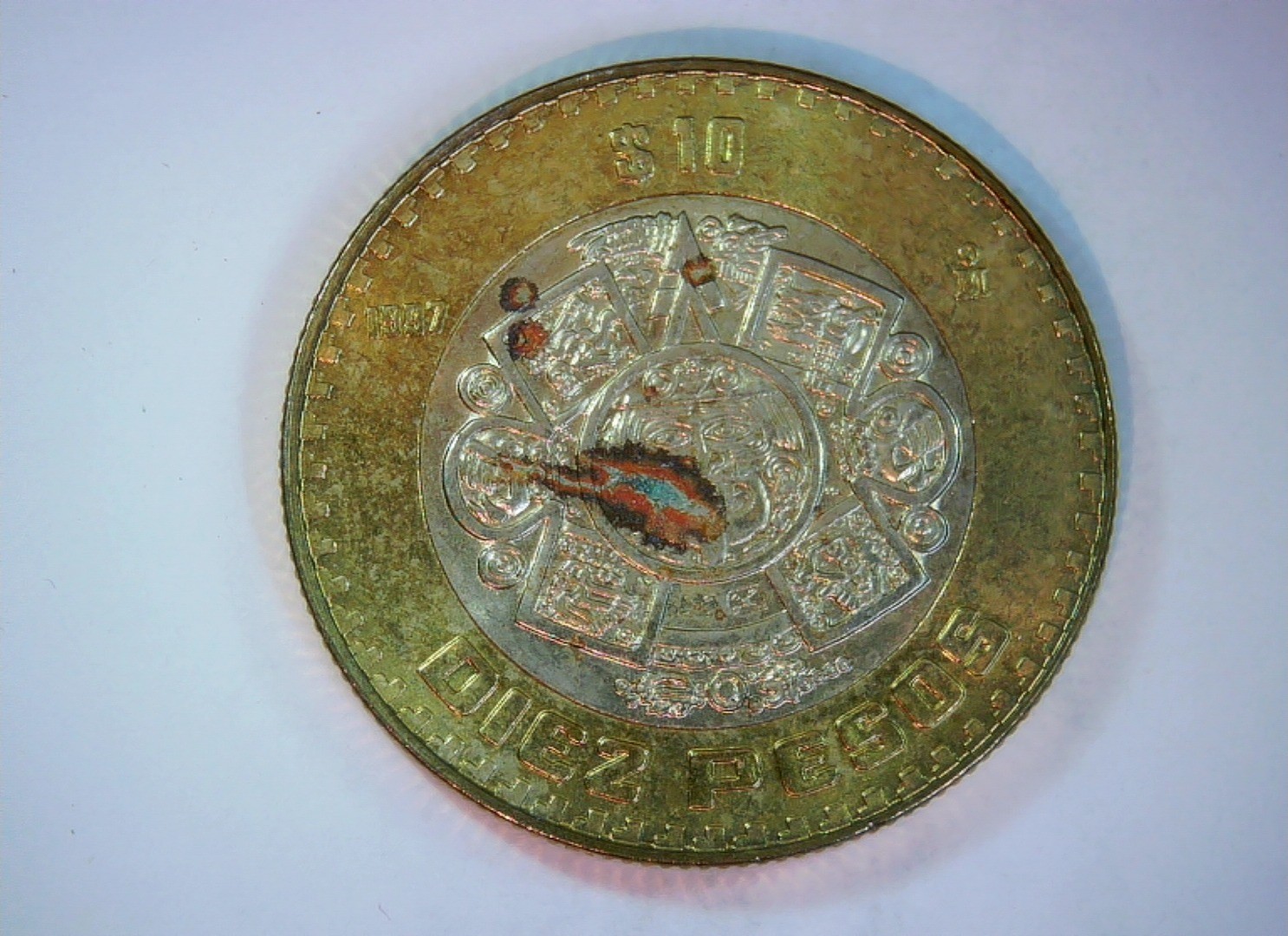 Mexico 1997 10 Pesos Mexico 10 Pesos (bimetallic, Ring of the Anillo Periférico