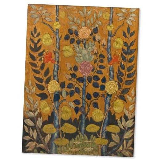 Sufeasdf Vintage Floral Wall Art Moody Botanical Flower Canvas Print Victorian 