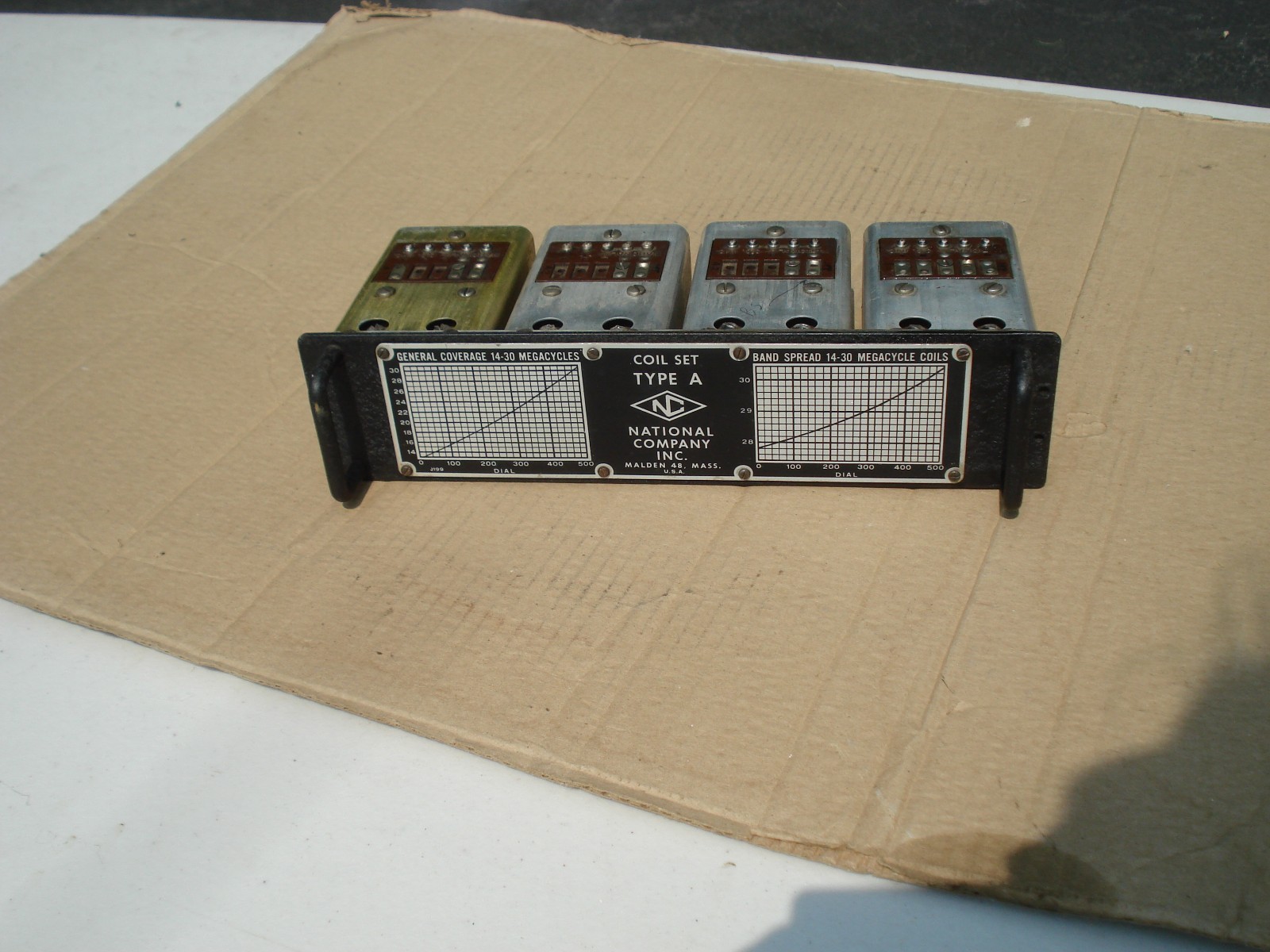 National HRO Receiver Plug-in Tuning Coil     Type A  14-30 Mc