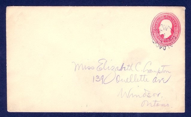 CANADA COALDALE ALTA AP 1/12 SPLIT CIRCLE 2c KDW ENVELOPE