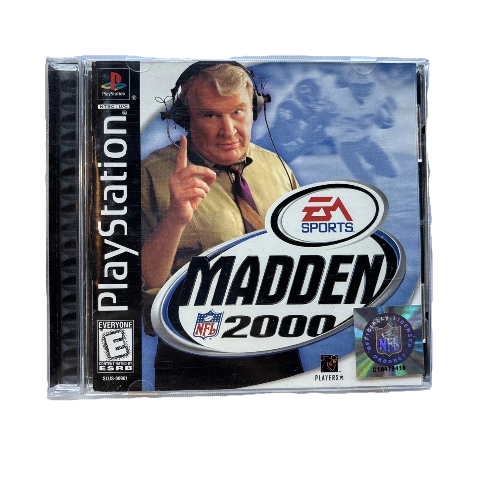 Madden NFL 2000 Sony Playstation 1 PS1 EX+NM condition COMPLETE+reg card!