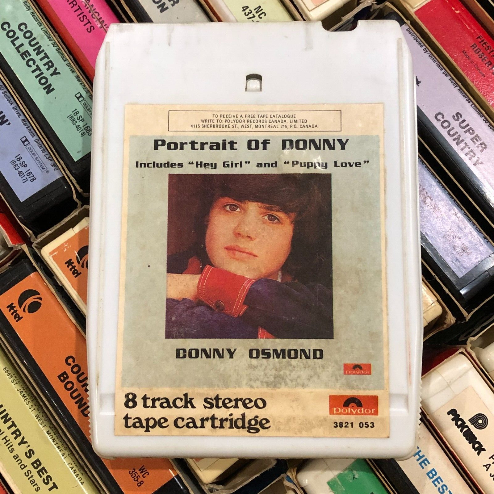 Donny Osmond : A Portrait of Donny 1972, 8 Track Tape CANADA