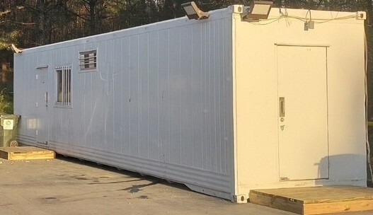 40' Ground Level Office GLO w/Restroom Mobile Jobsite Container Trailer -Atlanta