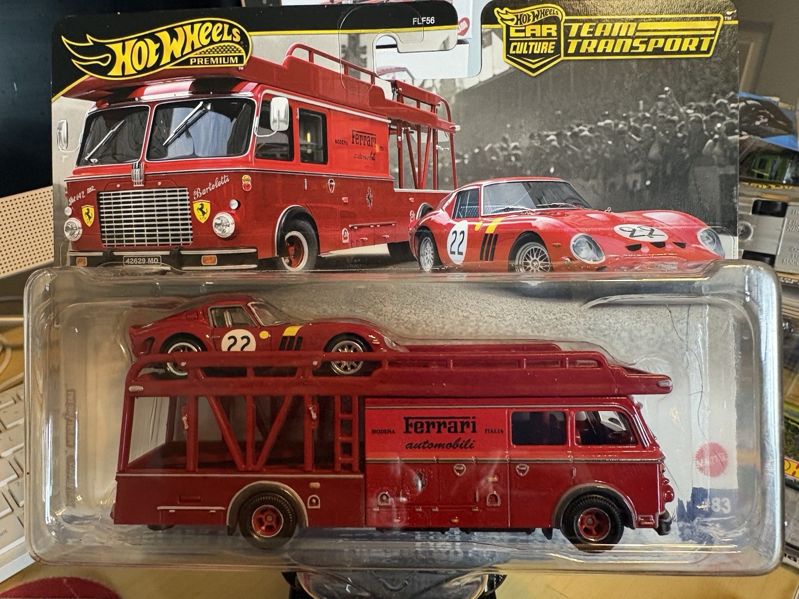 2025 Hot Wheels Team Transport FERRARI 250 GTO & FIAT 642 RN2 BARTOLETTI