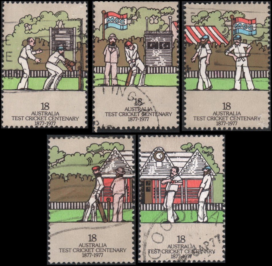 Australia #661-665 Used