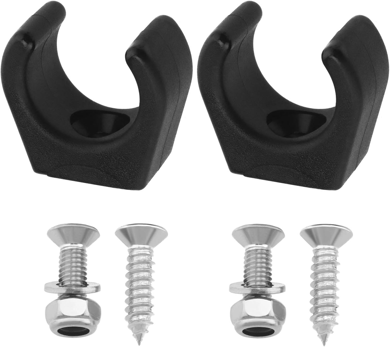 2Pcs Nylon Boat Ladder Clips/Quick Release Spring Clamp/Mounting Canoe Kayak ...