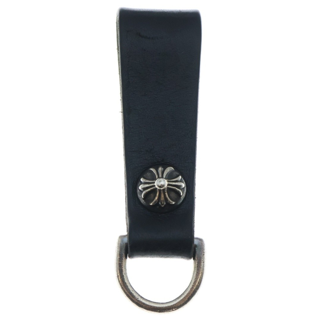 CHROME HEARTS BELT LOOP D RING Crossball Black silver BCA415 Used b95470d226f627