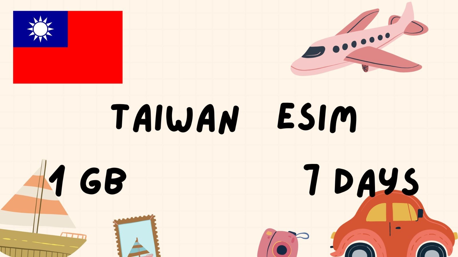 Taiwan – 1GB Data | 7 Days | Best Value for Travelers | Openmobile