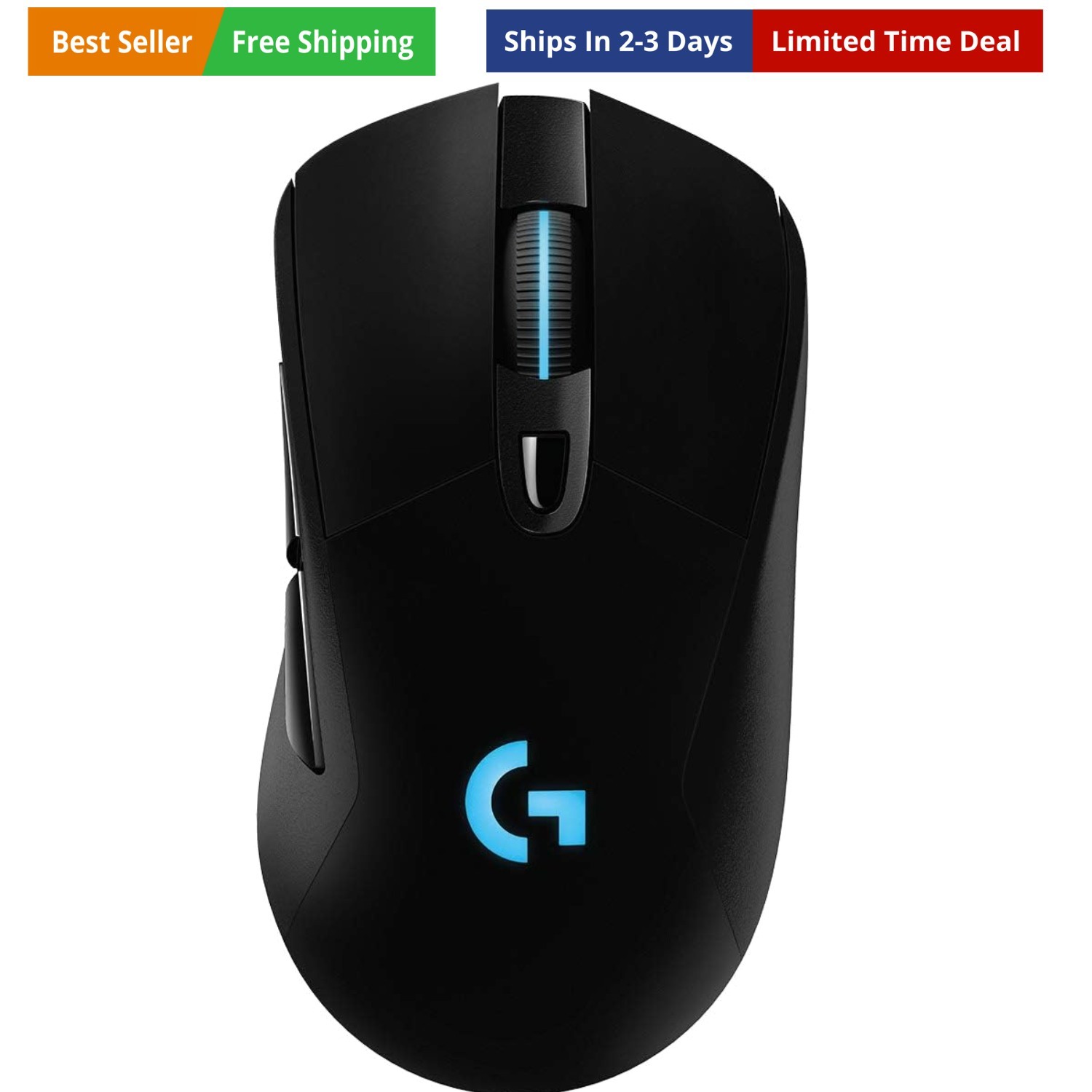703 Lightspeed Wireless Gaming Mouse W/Hero 25K Sensor, PowerPlay Compatible,...