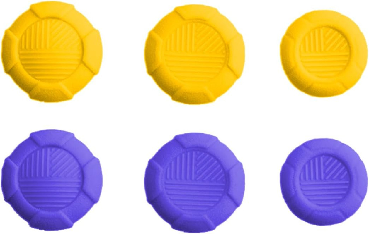 3In1 Anti-Slip Thumbstick Grips for PS5 PS4 Pro Controller, for Xbox One X Game 