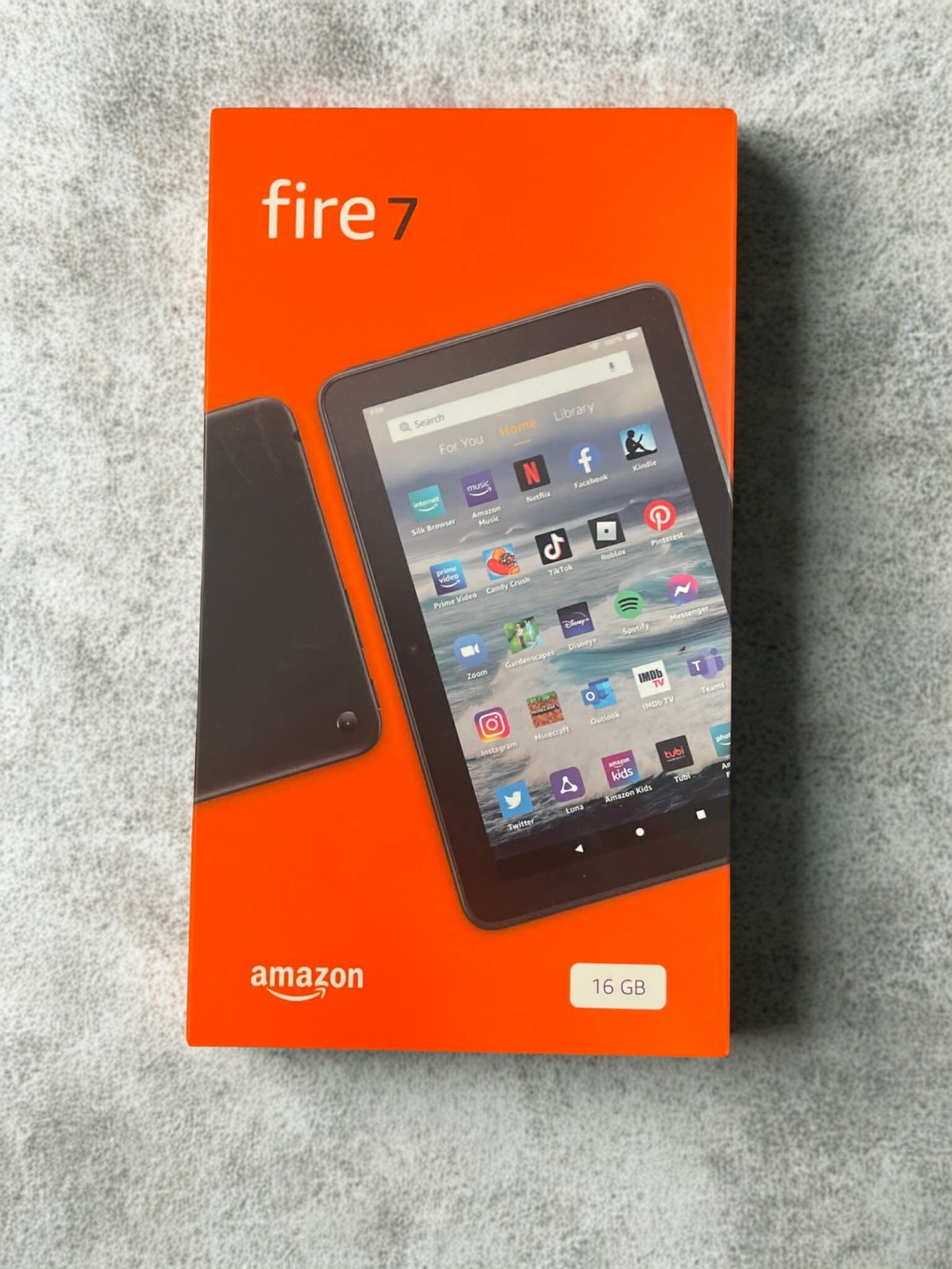 Amazon Fire 7 12th Gen. 16GB , Wi-Fi, 7" - Black