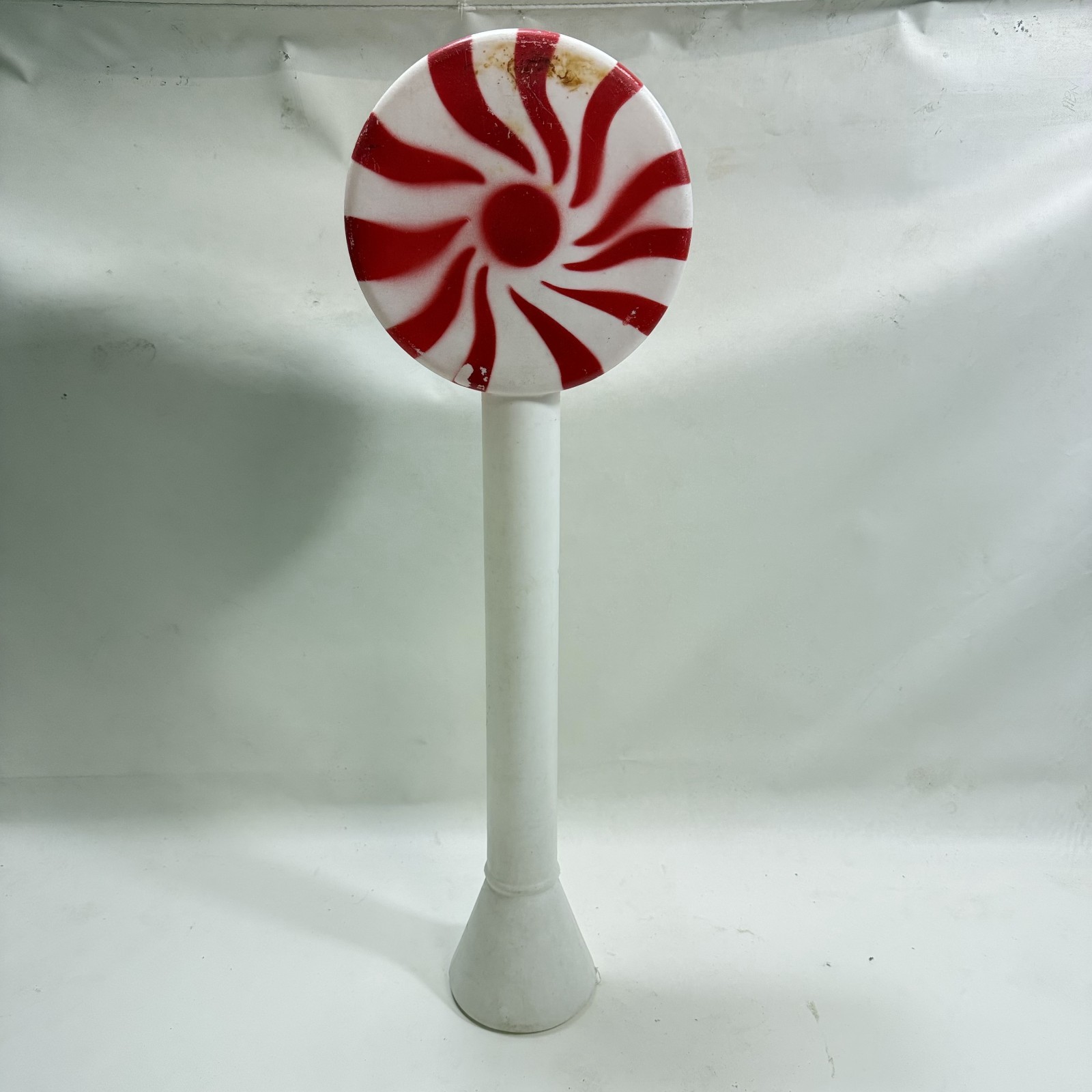 Holiday Blow Mold Red Peppermint Candy