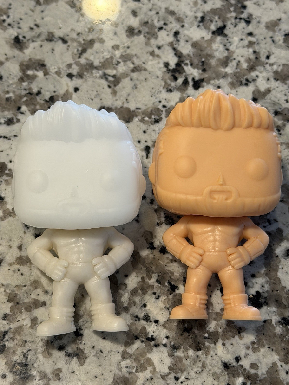 Funko Pop! WWE Zack Ryder NYCC Prototype Set White And Color Legitimate Lineage