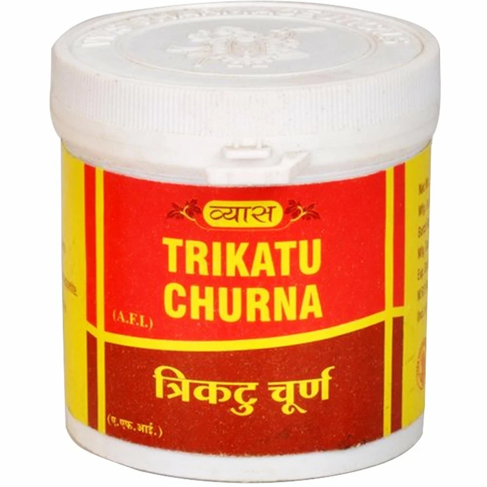 Vyas TRIKATU CHURNA 100g powder, Herbal Ayurvedic Stomach Wellness