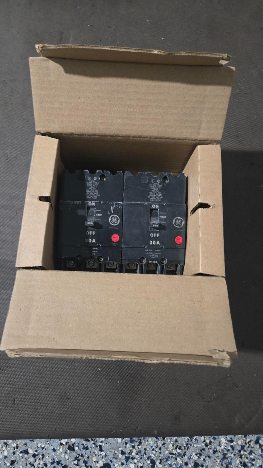 TEY330 GE 30 Amp 480/227 Volt AC Circuit Breaker