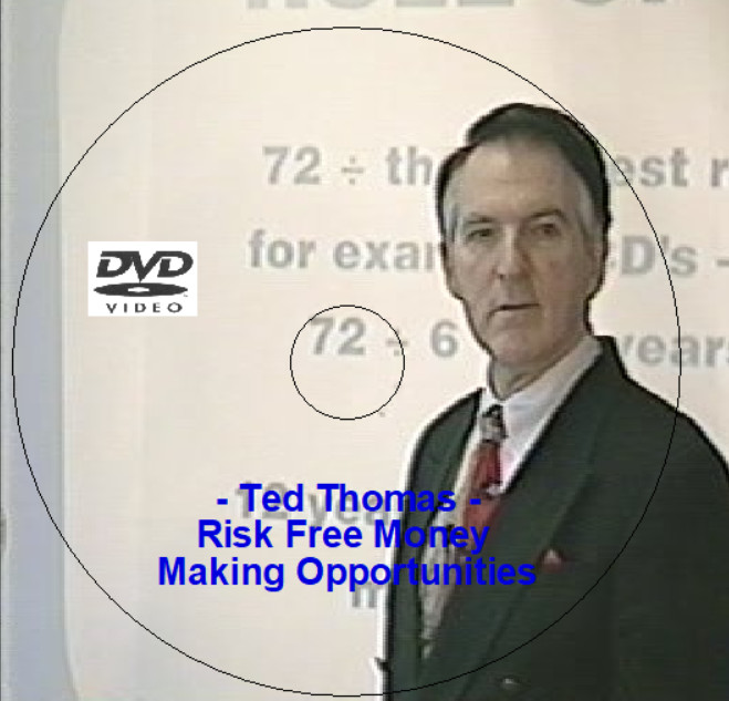 TED THOMAS RISK FREE MONEY MAKING OPPORTUNITIES DVD (was $49)
